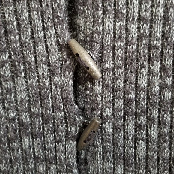 Moda International sweater Medium toggle button long cardigan duster knit Y2K - Picture 8 of 12